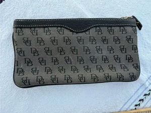 Dooney & Bourke Vintage DB Monogram Tote 3pc Set Bag Wallet Coin Purse Y2K Chic! thumbnail 11