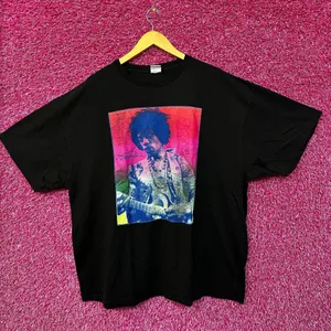 Jimi Hendrix Groovy psychedelic rock tshirt size 2x thumbnail 1