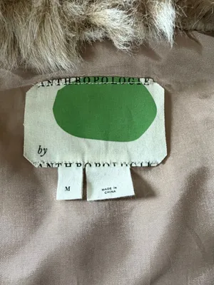 Anthropologie Faux Fur Patchwork Vest Size M Boho Statement thumbnail 3
