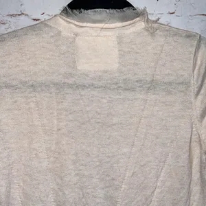 Anthropologie Angel Of The North Sweater Womens Medium Cardigan Cream Tie Front thumbnail 7