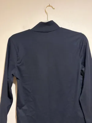 Abercrombie & Fitch Soft A&F Collection Black Mock Neck Long Sleeve Bodysuit thumbnail 9