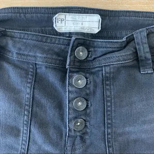 Free People Black Boyfriend Jeans 6 thumbnail 7