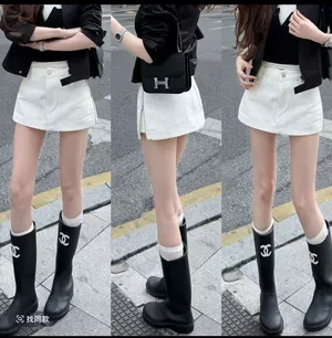 Skirt pant White thumbnail 2