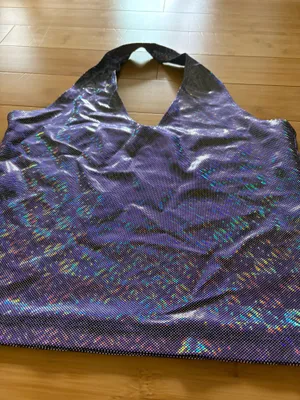 Vintage disco halter top Purple Size L thumbnail 2