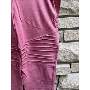 Torrid Classic Moto Full Length Leggings Mauve Pink 1x thumbnail 6