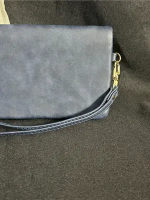 Lady Bei Bei Women’s Navy Wristlet Wallet & Dust Cover Bag NWT thumbnail 2