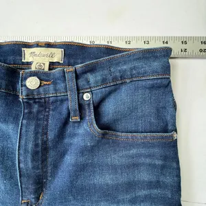 Madewell 10in High Rise Skinny Jeans Womens 28 Dark Indigo Denim Indie Sleaze thumbnail 5