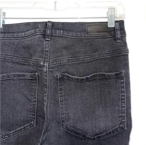 Express Perfect Denim Charcoal Black High Rise Ankle Skinny thumbnail 7