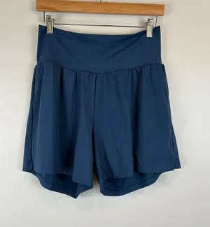 Halara SoftlyZero Airy Super High Waisted 2-in-1 InstantCool Yoga Shorts Size L thumbnail 1