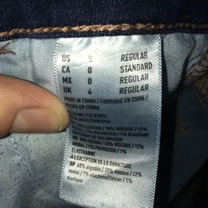 American Eagle super stretch X size 0 cropped jeggings thumbnail 2