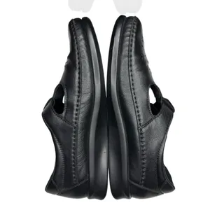 Sas 7.5 N Black Leather Willow Flats Adjustable‎ Mary Jane T-straps Casual thumbnail 6