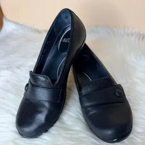 Dansko Olena Shimmer Leather Slip On Clogs Size 38 thumbnail 16