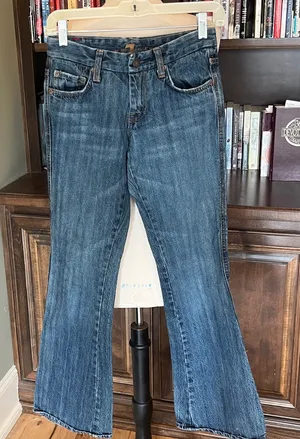 7 for all Mankind Low rise Jeans Bootcut Womens 27 thumbnail 1