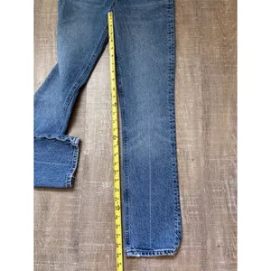 Reformation Liza Button Fly High Rise Straight Jeans Malta Medium Wash Size 23 thumbnail 14