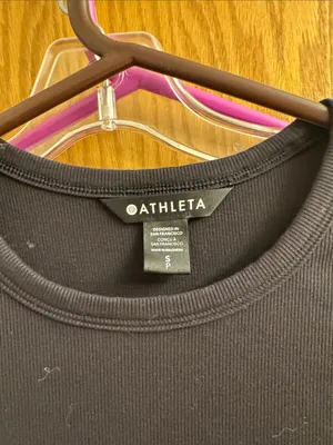 Athleta Black Short Sleeve Crewneck Tee thumbnail 2