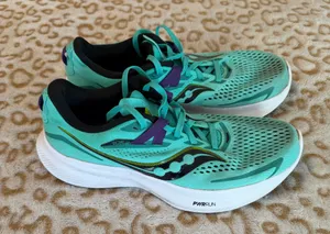 Saucony Women's Ride 15 Teal Green Running Athletic Shoes Size: 9.5 thumbnail 6