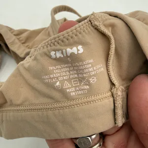 Skims Fits Everybody Triangle Bralette Clay Bra Size Small thumbnail 2