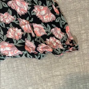 Square Neck Flutter Sleeve Pink and Orange Sundress thumbnail 4