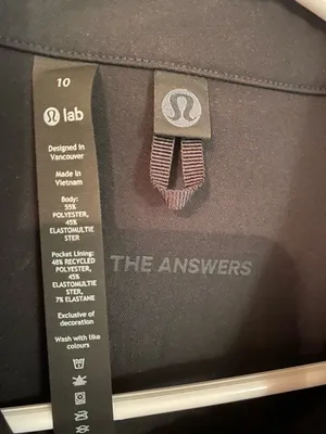Lululemon Lab Jacket Black Shadow thumbnail 2