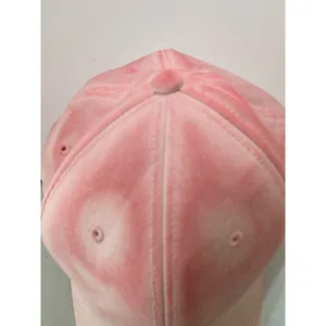 Tommy Hilfiger Tie Dye Baseball Cap Women OS Pink‎ Adjustable Embroidered Logo thumbnail 5