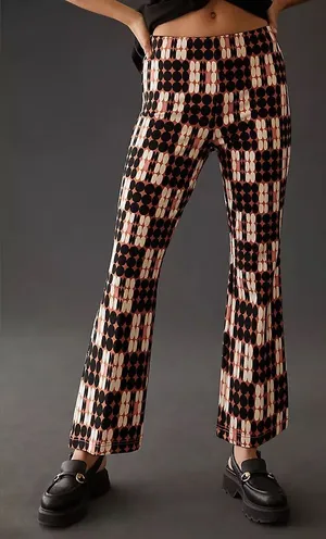 Maeve The Margot Kick-Flare Crop Pants Retro Geometric Dots thumbnail 1