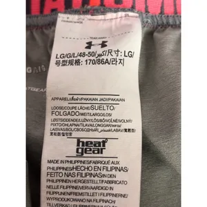 Under Armour Unlined Athletic Shorts L Gray Pink HeatGear Loose Fit Sporty thumbnail 6