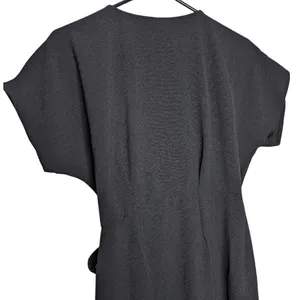 Bobeau Black Wrap Dress Short Sleeve V-Neck Side Tie‎ Small Office Chic Classic thumbnail 13
