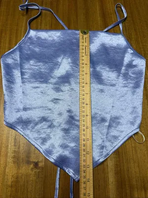 BRAND NEW WITH TAGS Forever 21 Double Zero Violet Woven Satin Cami Top Medium thumbnail 5