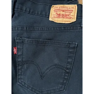 Retro Levi's 550 Women's‎ 16 M Relaxed Boot Cut Black Jeans Cowboy Western thumbnail 2