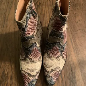 (K) Zara faux snake skin boots thumbnail 2