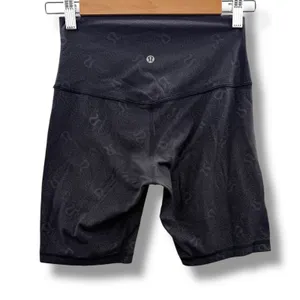 Lululemon Align High Rise‎ Shorts Women's 6 Black Yogo 8" Yoga Workout Stretch thumbnail 4