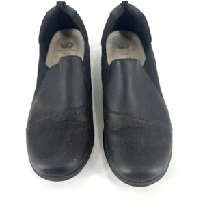Clarks Sillian Holly black flats slip on shoes Cloudsteppers size 7.5‎ thumbnail 3