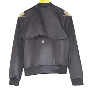 NWT‎ Zyia Active Mesh Primo Activity Jacket Women Med Black Zip Pockets Stretch thumbnail 3