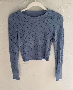 PacSun Long Sleeve Thermal Waffle Top thumbnail 1