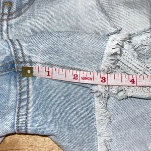 Old Navy OG Super Straight High Rise Distressed‎ Denim Jeans Size 8 thumbnail 6