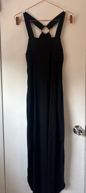 Anrabess Amazon Black Maxi Dress thumbnail 2