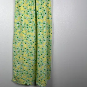 Lilly Pulitzer Women's Sleeveless Ruffle Floral Dress Sz L thumbnail 3
