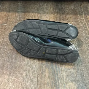 Kelly &‎ Katie Weslyne Black with Black &White Toe/Heel Ballet Flat Shoes 9 thumbnail 6
