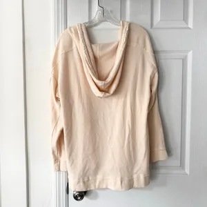 By Anthropologie Yvonne Dolman Cream Open Waterfall Shawl Cardigan NWT Small thumbnail 8