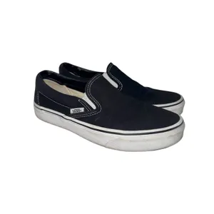 Vans Classic Asher Slip-on Sneakers Black Canvas thumbnail 2