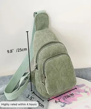 SheIn Green Mini Sling Bag thumbnail 6
