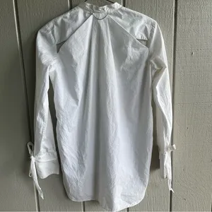 Rag & Bone Dylan Long‎ Sleeve Poplin Shirt White Size S thumbnail 7