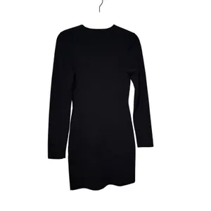 Revolve Significant Other Black Knit Long Sleeve Mini Dress Size 4 thumbnail 4