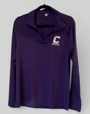 ALO purple quarter zip activewear jacket ladies Small athleisure coach sports thumbnail 1