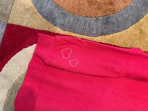 NWT C&C California Red Crewneck Sweatshirt Hearts Love Women’s Size Medium thumbnail 2