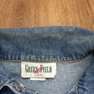 Vintage Green Field Western Decorative‎ Denim Shirt thumbnail 8