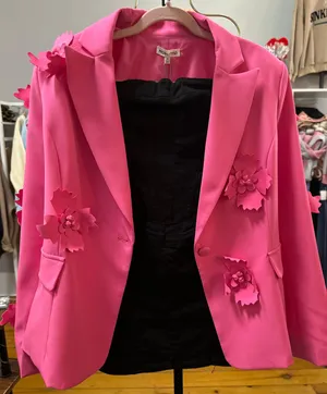 These Three Boutique Pink Blazer thumbnail 6