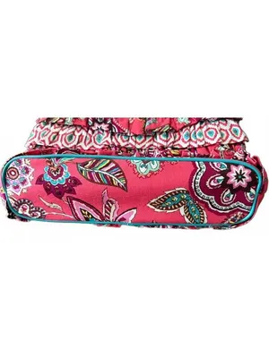 Vera Bradley NEW Cha Cha Shoulder Handbag Call Me Coral Cottage BOHO Coquette thumbnail 4