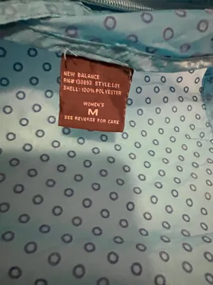 New Balance Turquoise Hooded Running Jacket thumbnail 8