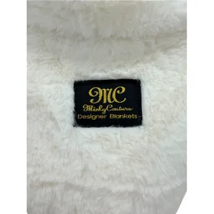 Minky Couture Satin Cream Robe S Faux Fur Plush Luxury Bathrobe Loungewear Cozy thumbnail 8
